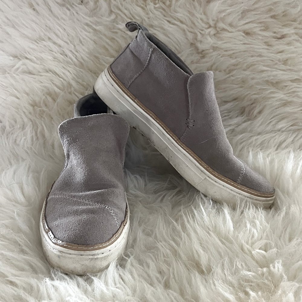 Toms Tan Suede Ankle Boots